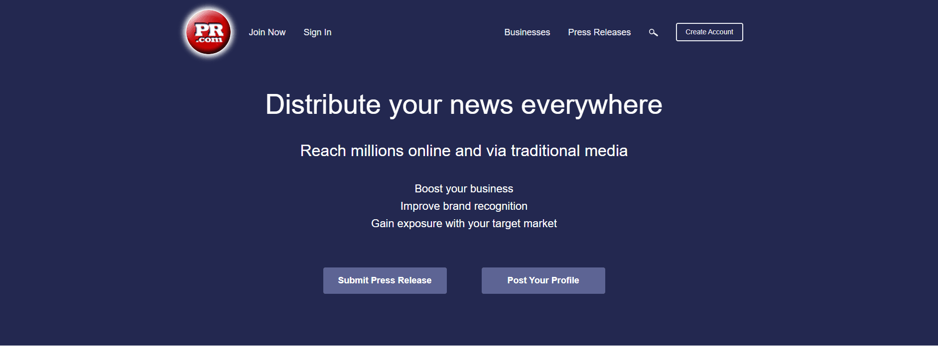 Logo for Pr website